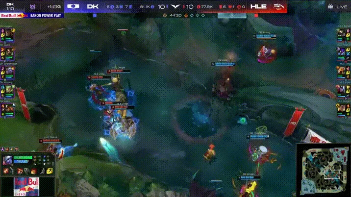 [一图流]LCK：凯林泰坦对毒蛇韦鲁斯的关键打击！ DK击败HLE赢得揭幕战